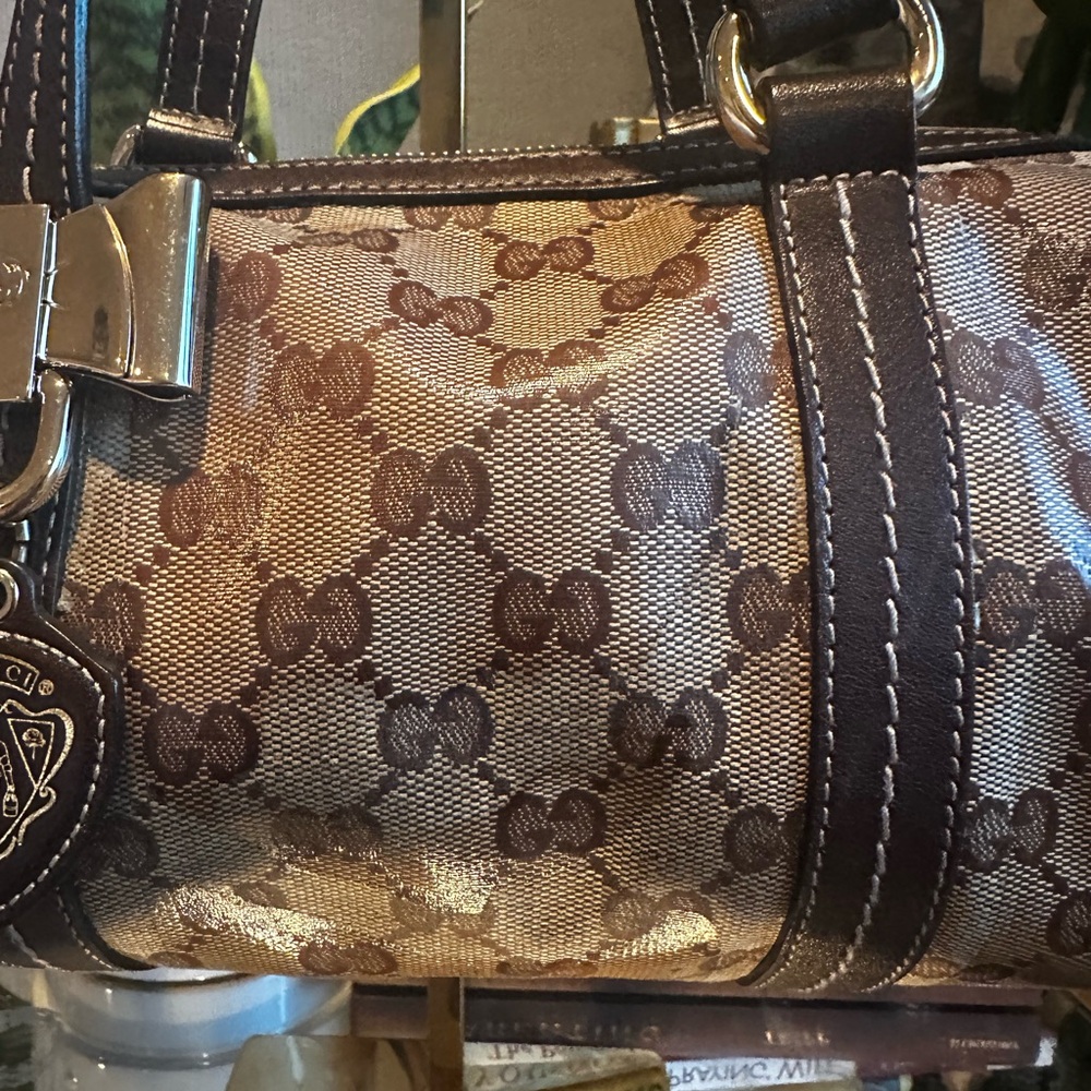 Gucci Duchessa Mini Boston Bag with Unbranded Crossbody Strap - Picture 3 of 12